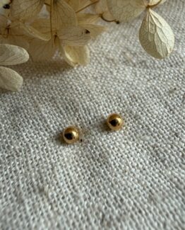 18K Vintage - Örhängen kula