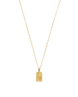 Syster P- Silverhalsband Lucky coin Keep dreaming förgyllt