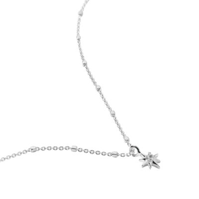 Syster P- Silverhalsband North Star silver/guldpläterat