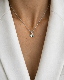 Drakenberg Sjölin - Silverhalsband Hortensia drop