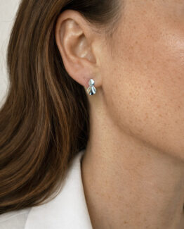 Drakenberg Sjölin - Silverörhängen Hortensia drop studs