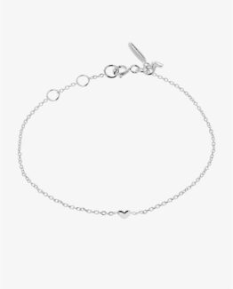 Drakenberg Sjölin- Silverarmband Loving Heart drop