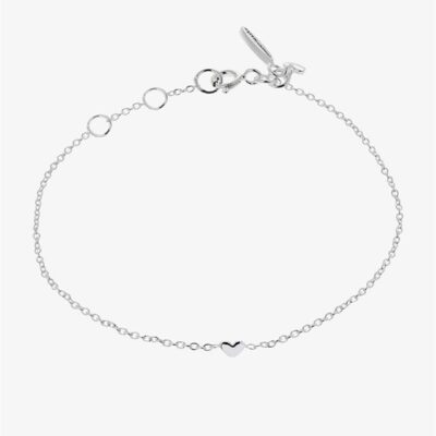 Drakenberg Sjölin- Silverarmband Loving Heart drop
