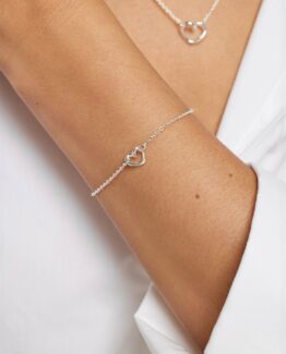Drakenberg Sjölin-Silverarmband Love Vibe drop brace