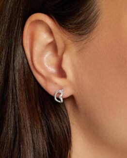 Drakenberg Sjölin - Silverörhängen Love Vibe drop studs
