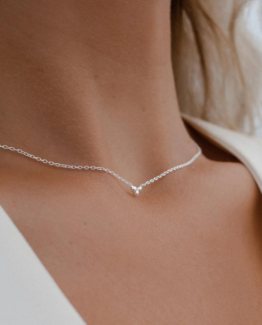 Drakenberg Sjölin - Silverhalsband Drops