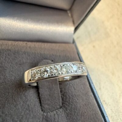 18K Vintage - Ring med briljanter 0,49ct