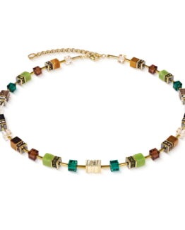 Coeur de Lion - Halsband Brown Olive