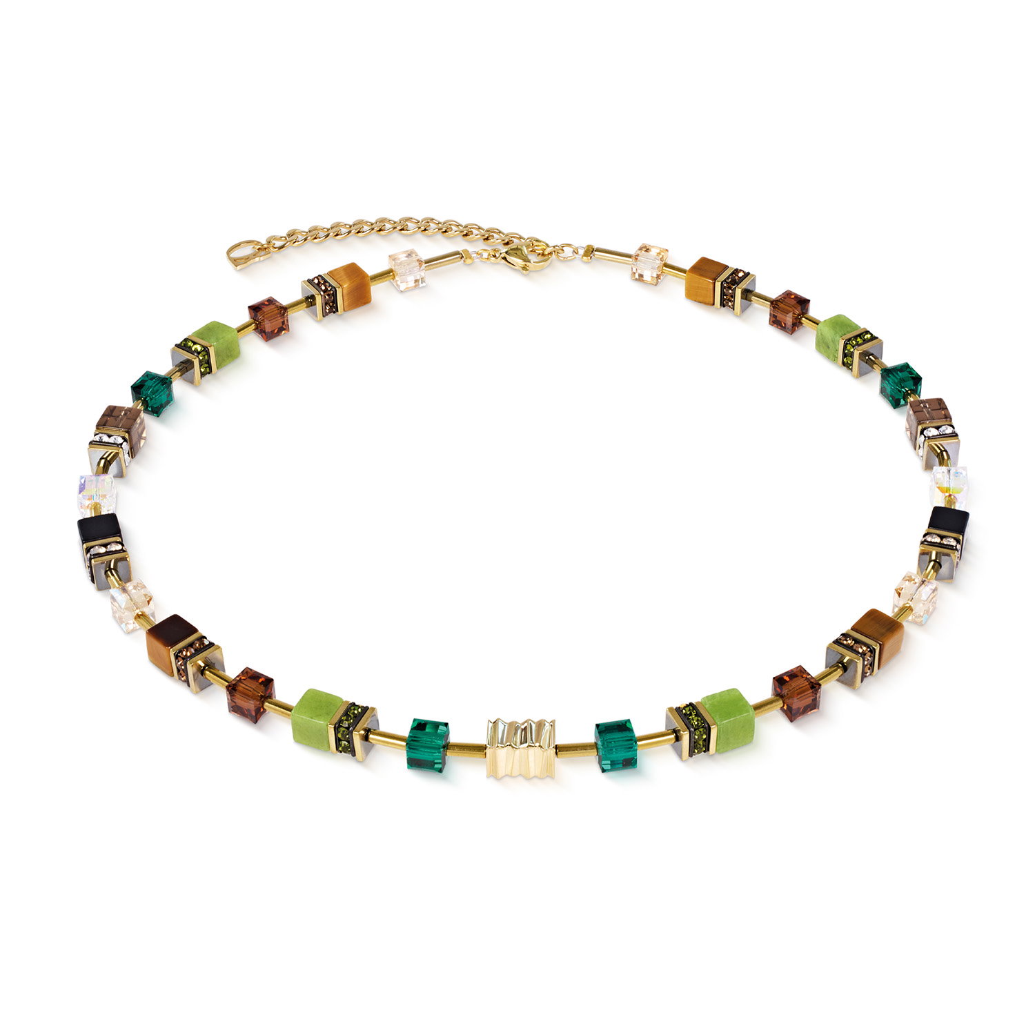 Coeur de Lion - Halsband Brown Olive
