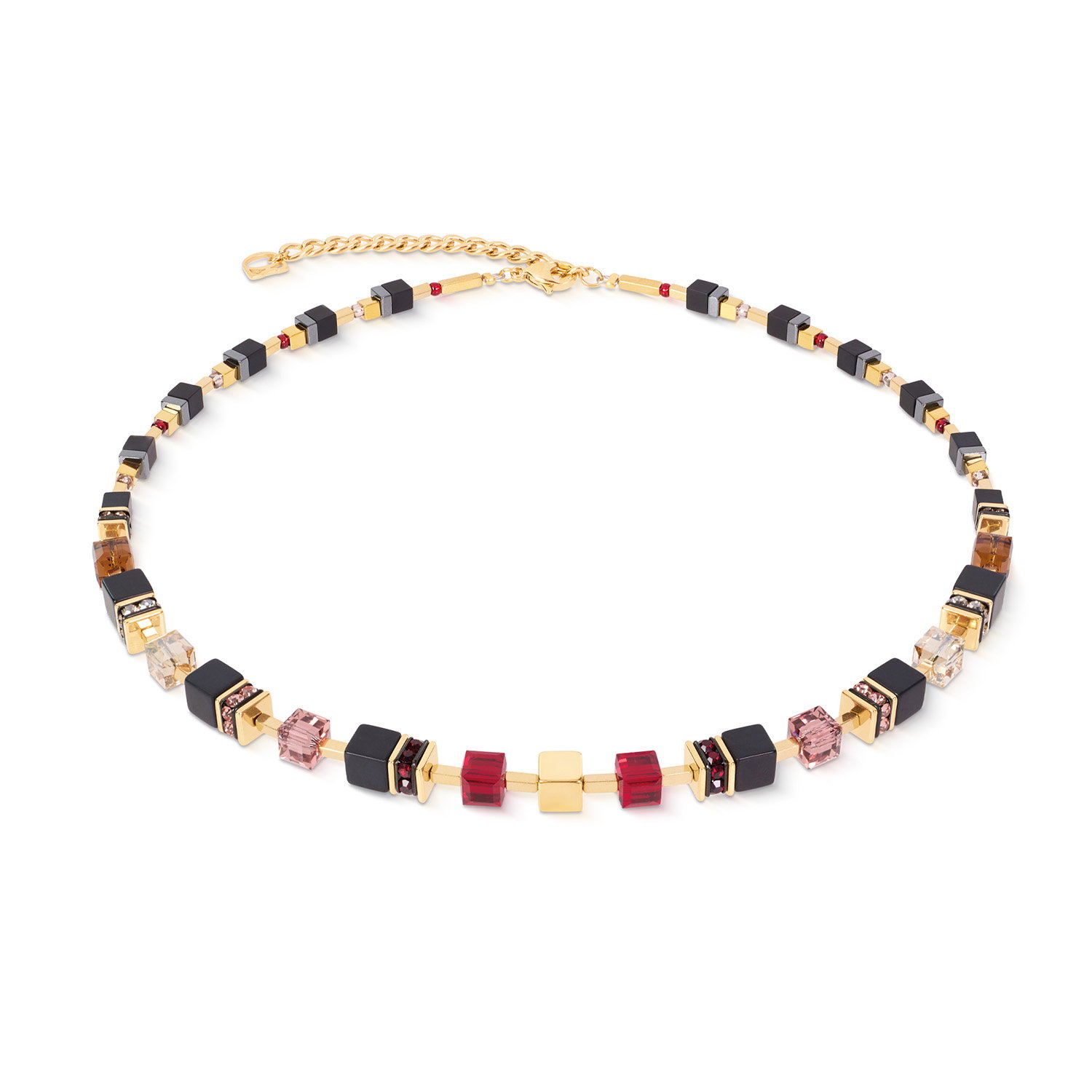 Coeur de Lion - Halsband Black Red