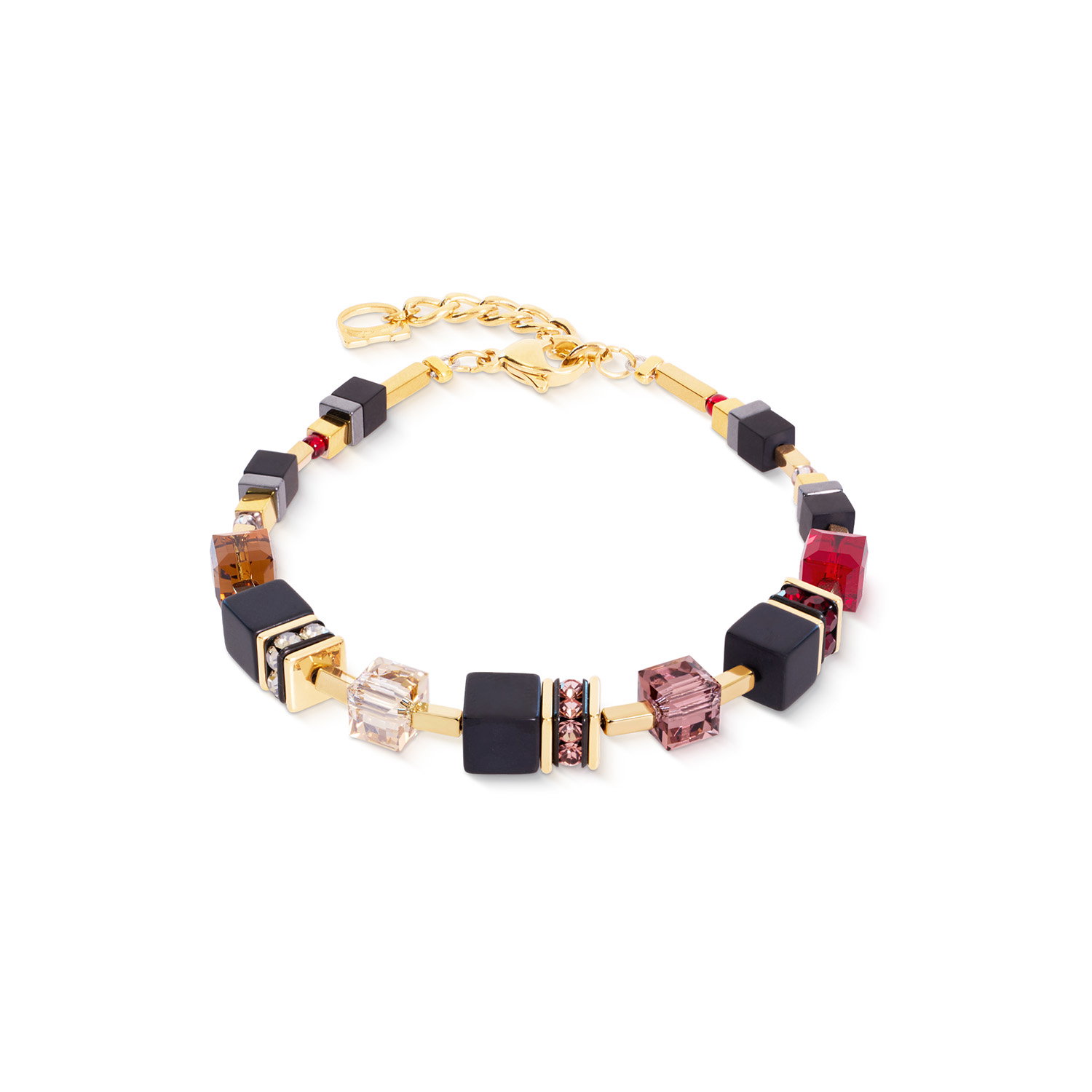 Coeur de lion - Armband Black red