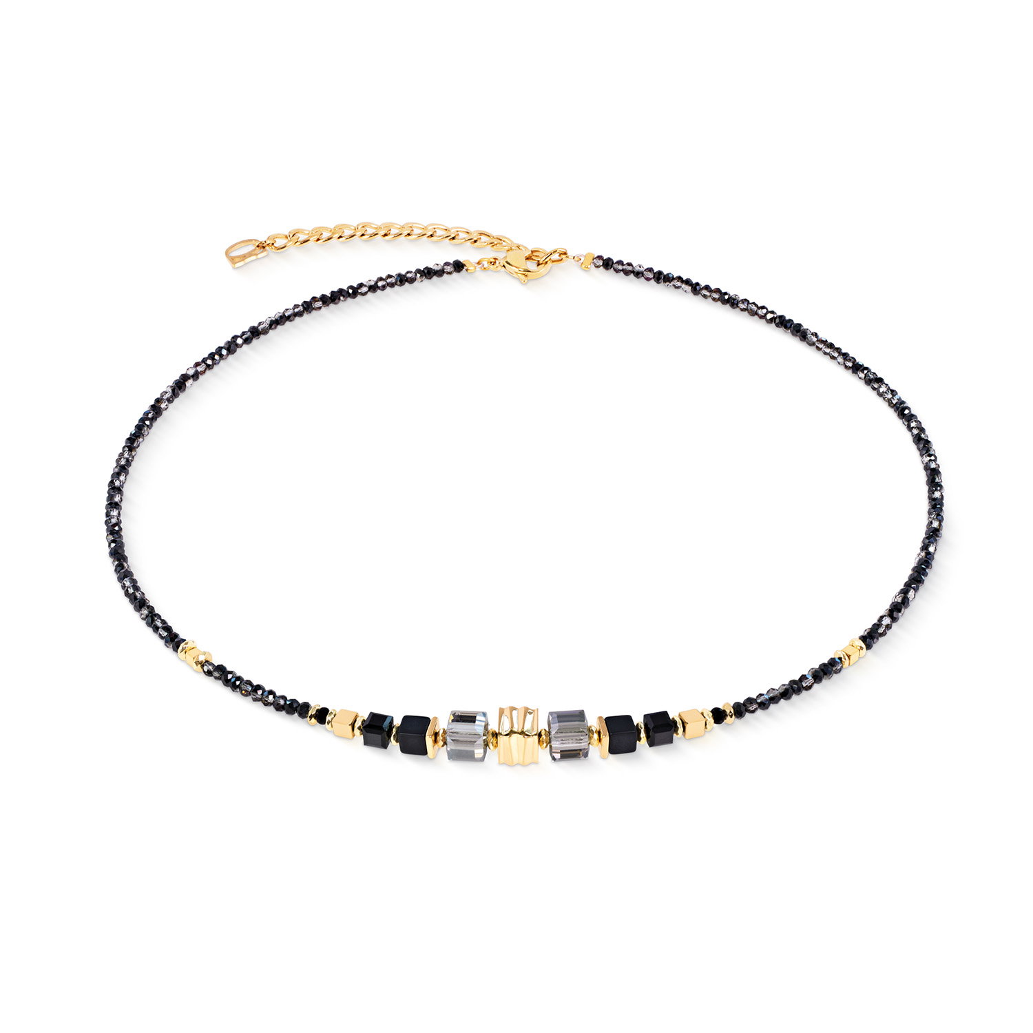 Coeur de Lion - Halsband Black Gold