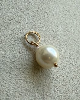 18K Vintage - Hängsmycke pärla