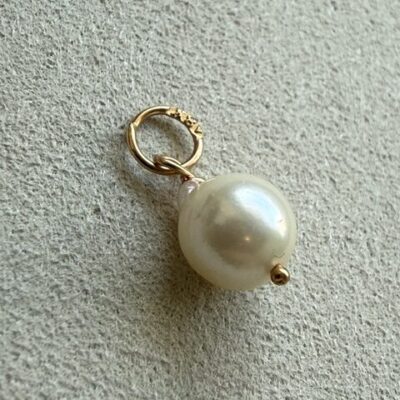 18K Vintage - Hängsmycke pärla