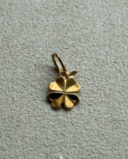 18K Vintage - Hängsmycke fyrklöver