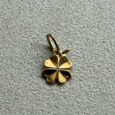 18K Vintage - Hängsmycke fyrklöver
