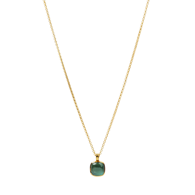 Syster P- Halsband Lumera Blågrön fluorit
