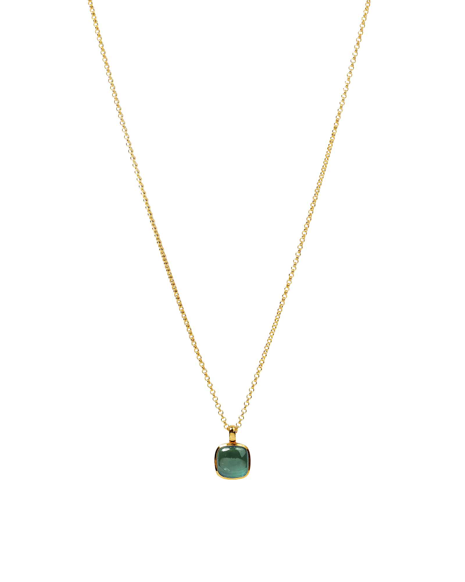Syster P- Halsband Lumera Blågrön fluorit