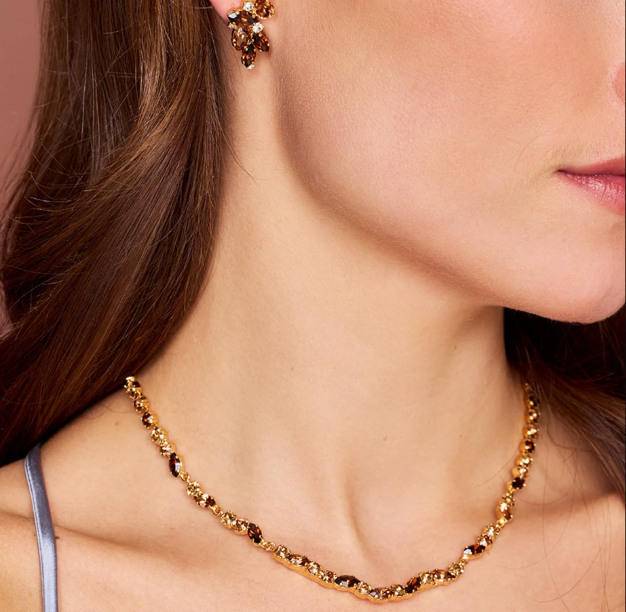 Caroline Svedbom - Halsband Alelia ReC Topaz combo