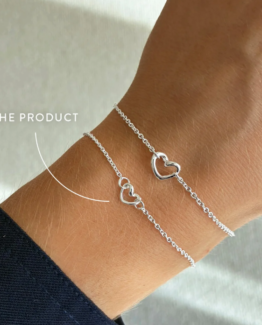 Drakenberg Sjölin-Silverarmband Love Vibe petite brace