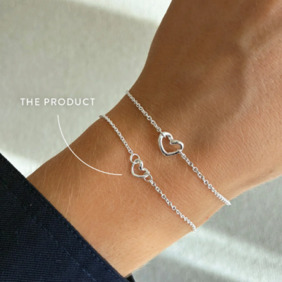 Drakenberg Sjölin-Silverarmband Love Vibe petite brace