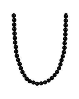 astrid&agnes - Stålhalsband Gina onyx