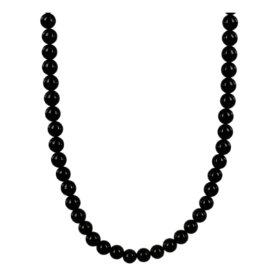 astrid&agnes - Stålhalsband Gina onyx
