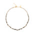Alelia Necklace Jet Combo Gold