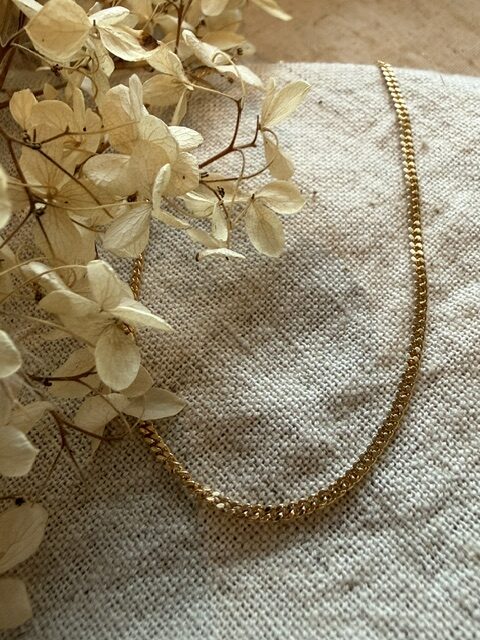 18K Vintage - Halsband Pansar 51cm