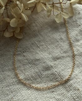 18K Vintage - Halsband Ankarlänk 39cm