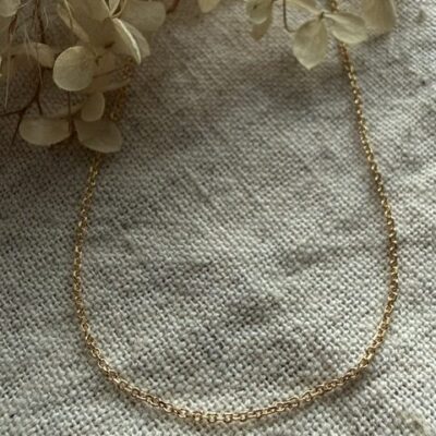 18K Vintage - Halsband Ankarlänk 39cm