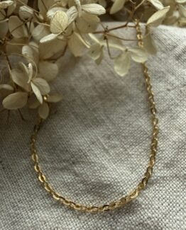 18K Vintage - Halsband Ankarlänk 45cm