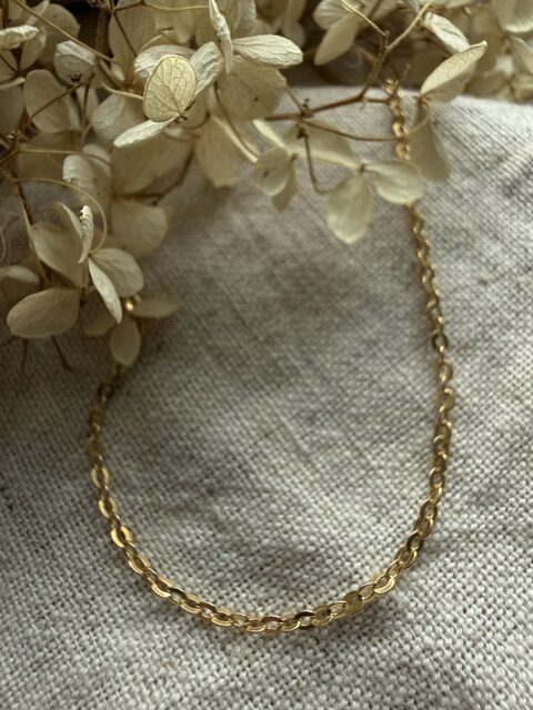 18K Vintage - Halsband Ankarlänk 45cm