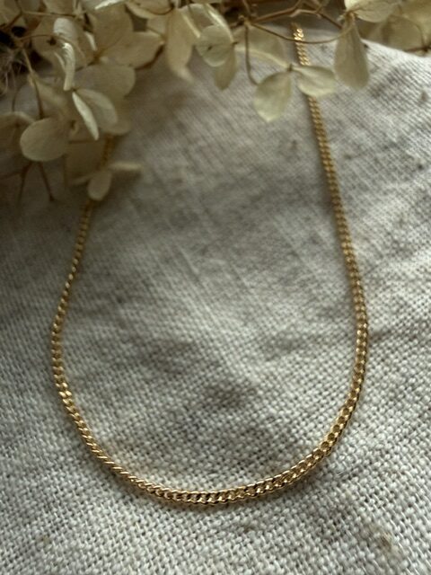 18K Vintage - Halsband Pansar 41cm