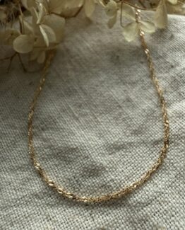 18K Vintage - Halsband Singapore 38cm