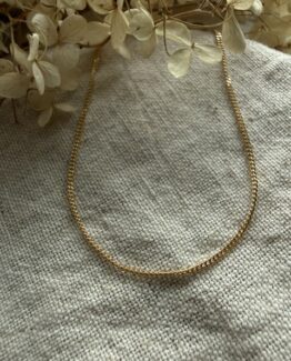 18K Vintage - Halsband Pansar 45,5cm