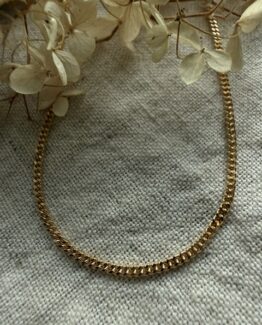 18K Vintage - Halsband Pansar 38cm