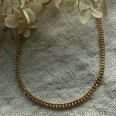 18K Vintage - Halsband Pansar 38cm