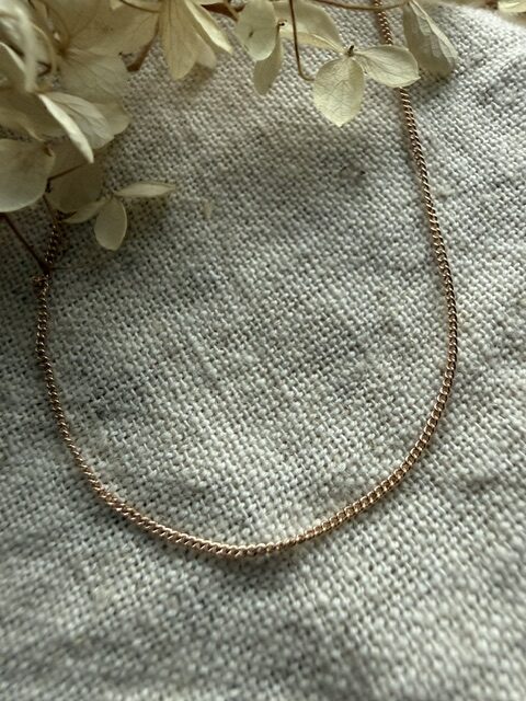 18K Vintage - Halsband Pansar 38cm