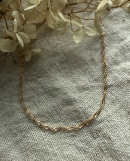 18K Vintage - Halsband Singapore 42cm